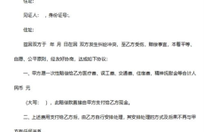 赔偿协议书的模板,化解纠纷，保障权益的实用指南